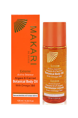 MAKARI Extreme Argan & Carrot Botanical Body Oil (4.23oz), Sareya Beauty supply store, hair store near me